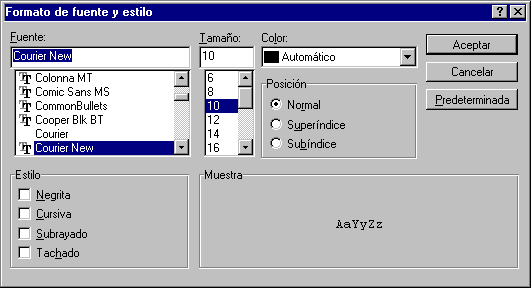 Imagen Cuadro de diálogo de Windows