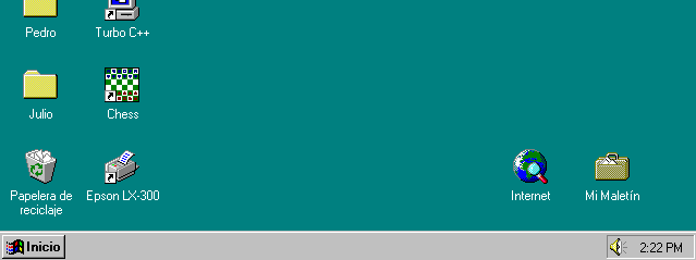 Imagen Escritorio Windows 95